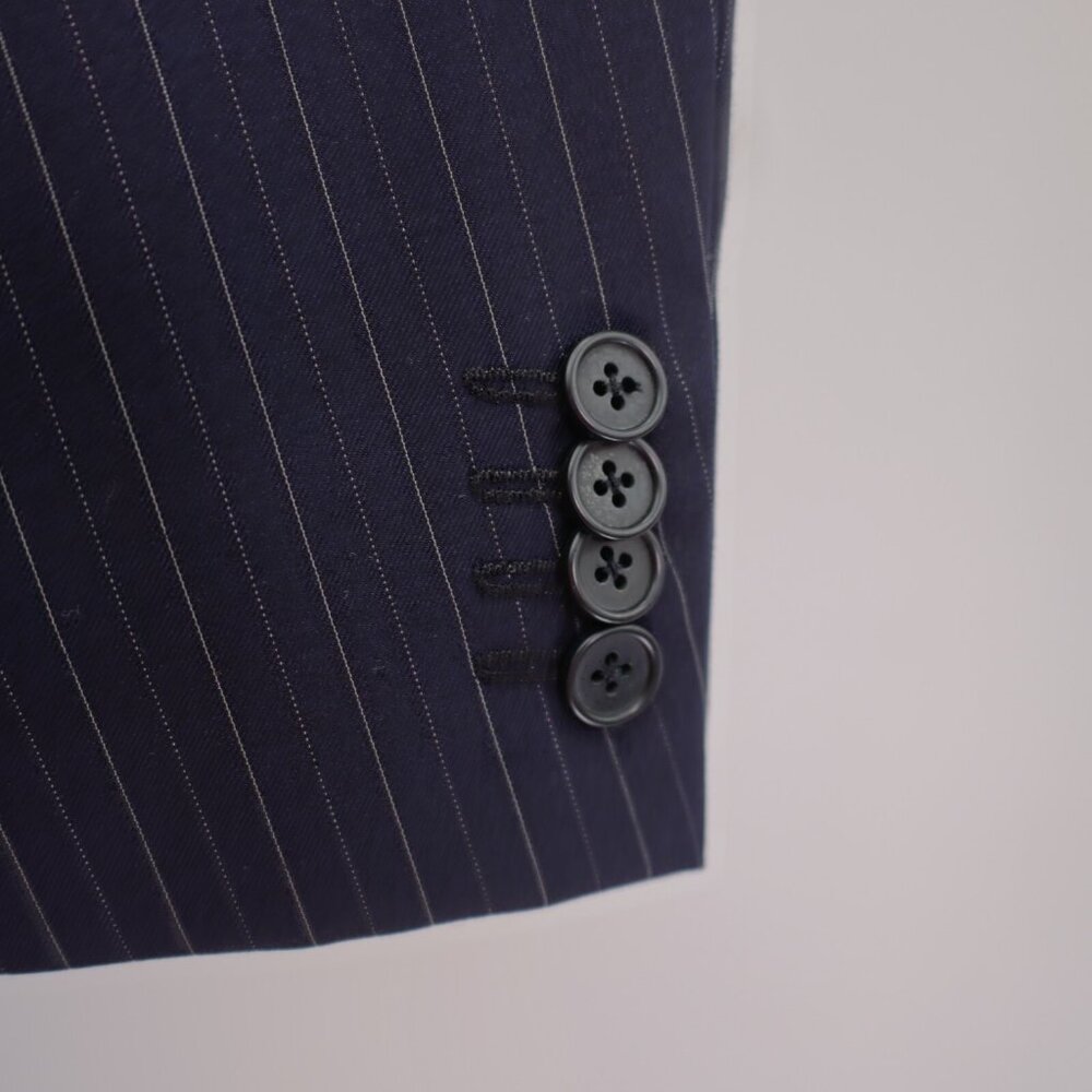 Coppley Vitale Barberis Canonico Super 130s Wool Gray 2 Piece Suit 42L 37 / 30 S - Picture 7 of 16